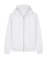 Heren Hooded Sweater Stanley Stella Mixer Full Zip Wit